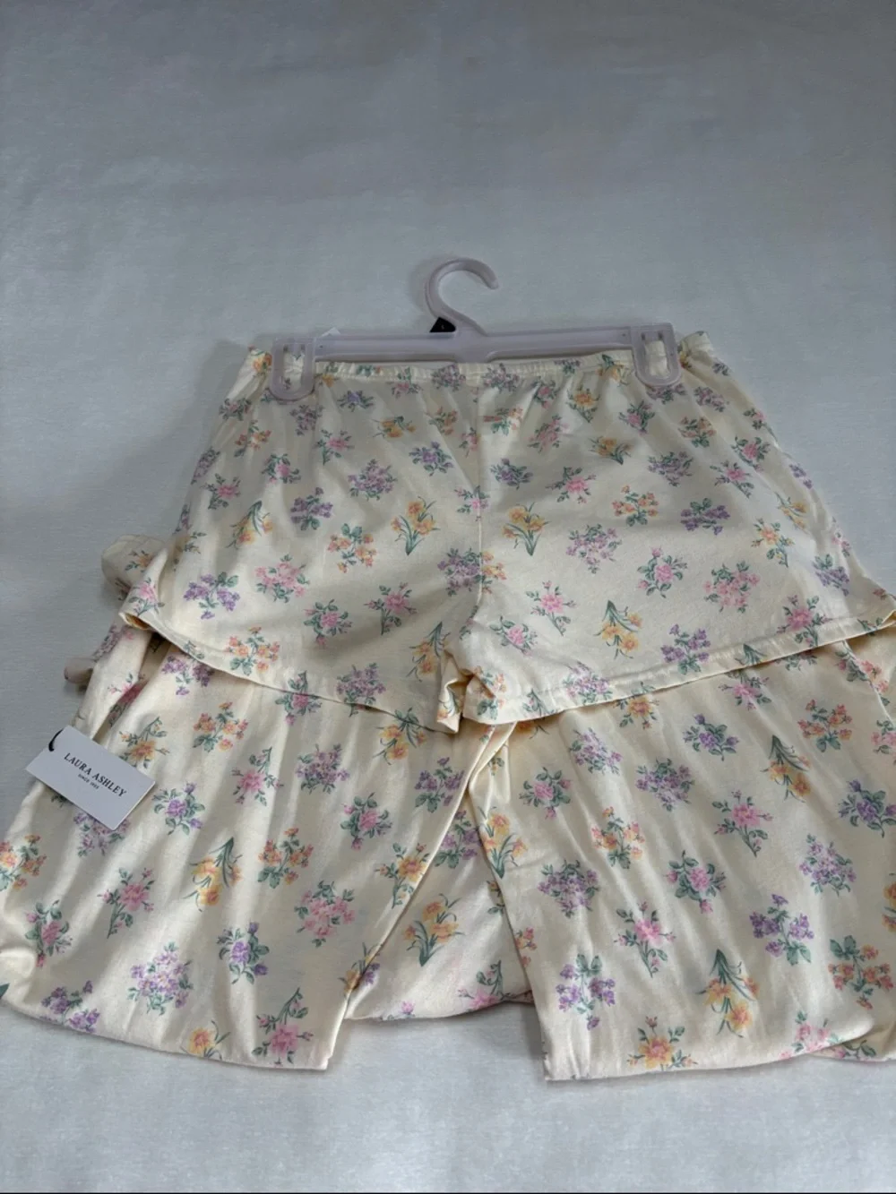 Laura Ashley Cotton Flower print Pajama Set - top, pants, shorts